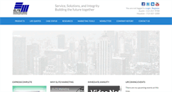 Desktop Screenshot of elitemktg.net